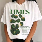 Retro Limes Graphic Oversized T-shirt image 2