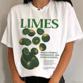 Retro Limes Graphic Oversized T-shirt image 1