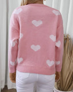 Retro Love Single-Breasted Loose Cardigan image 2