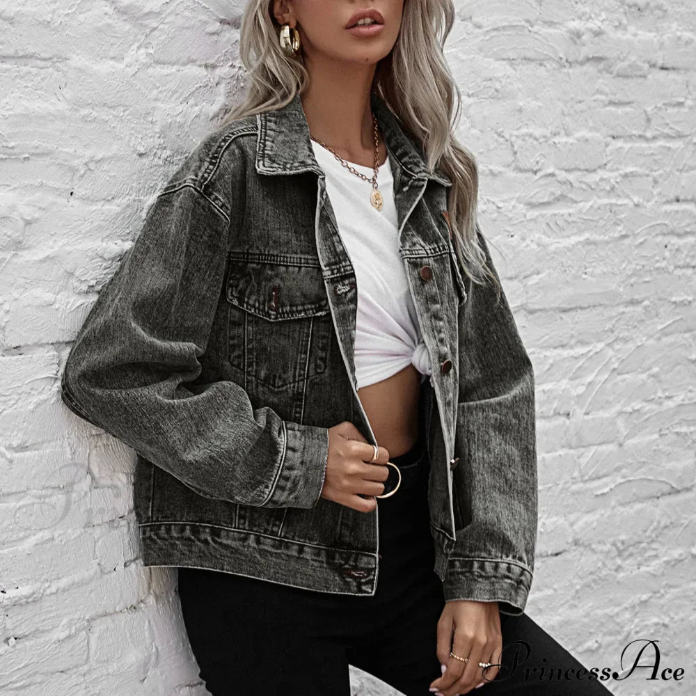 Retro Plus Size Stylish Chic Trendy Elegant Fashionable Versatile Classic Jacket image 4