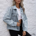 Retro Plus Size Stylish Chic Trendy Elegant Fashionable Versatile Classic Jacket image 6
