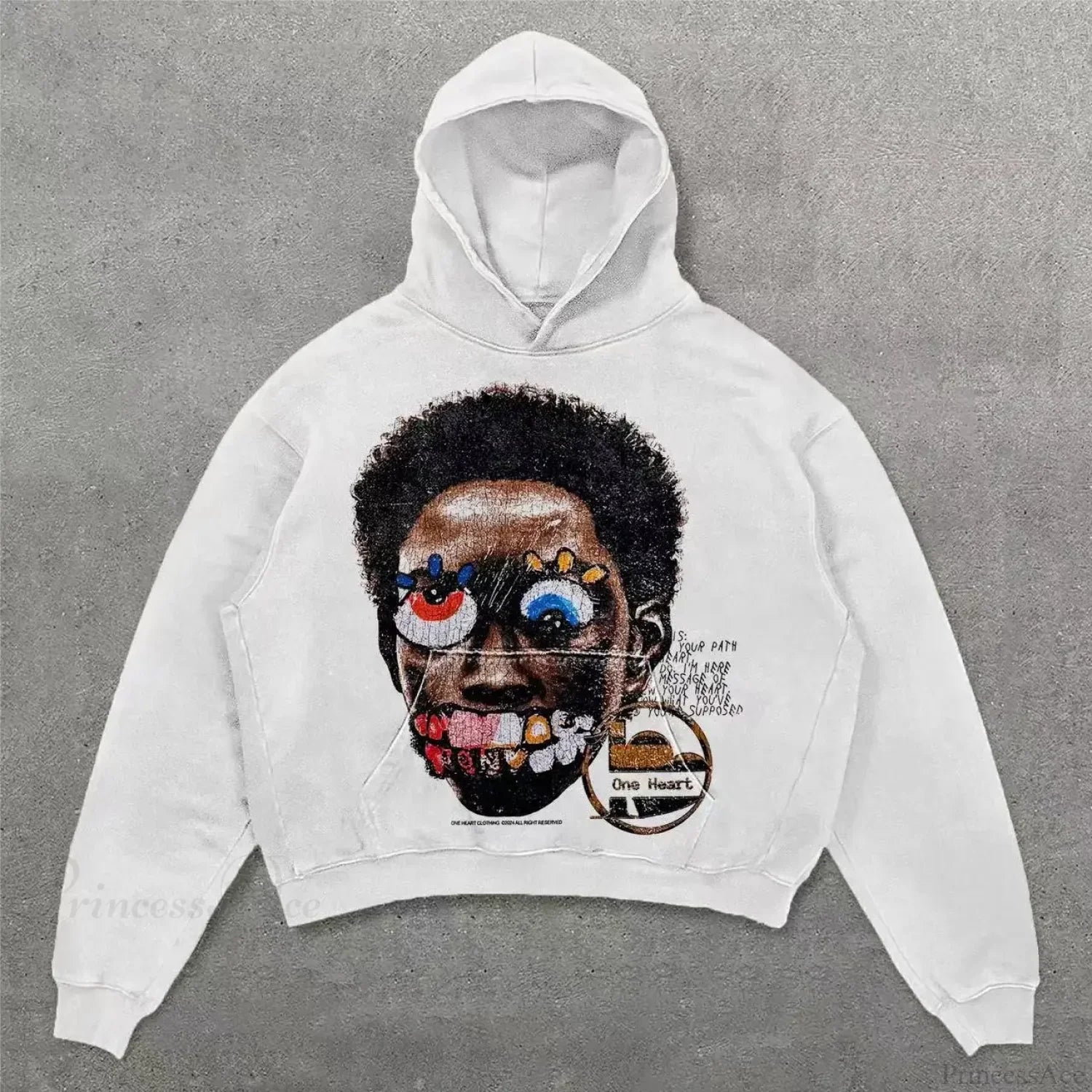 Retro Punk Printed Hoodie image 6