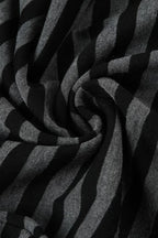 Retro Striped Bootcut Knit Pants image 4