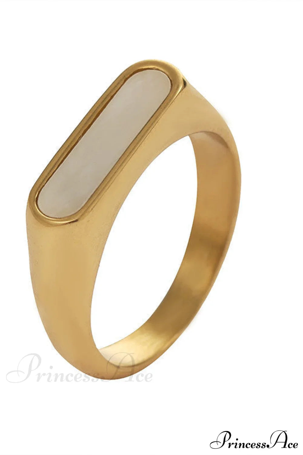 Retro Style Stainless Steel Colorful Opal Rings image 5