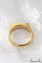 Retro Style Stainless Steel Colorful Opal Rings image 3