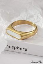 Retro Style Stainless Steel Colorful Opal Rings image 4
