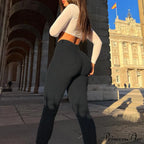 Retro Washed Slim Pencil Trousers image 5