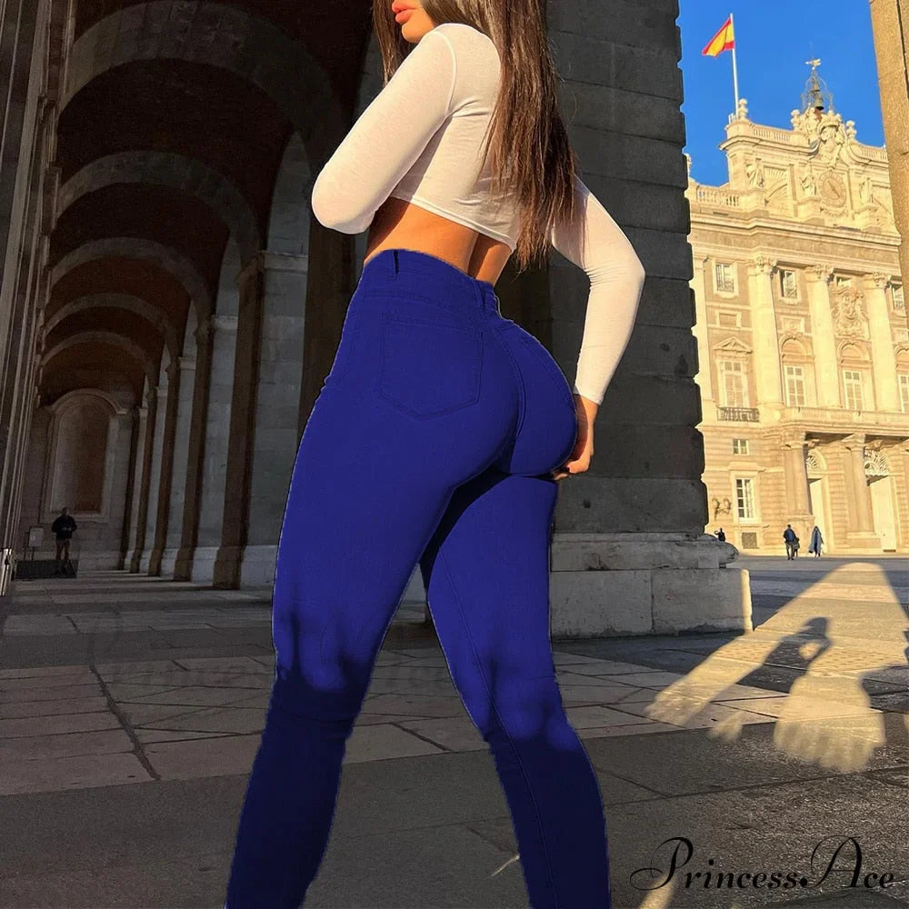 Retro Washed Slim Pencil Trousers image 6