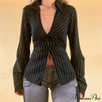 Retro Y2K Lace Patchwork Blouse image 5