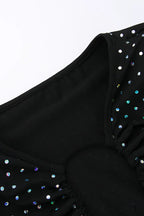 Rhinestone Mesh Cutout Dress image 8