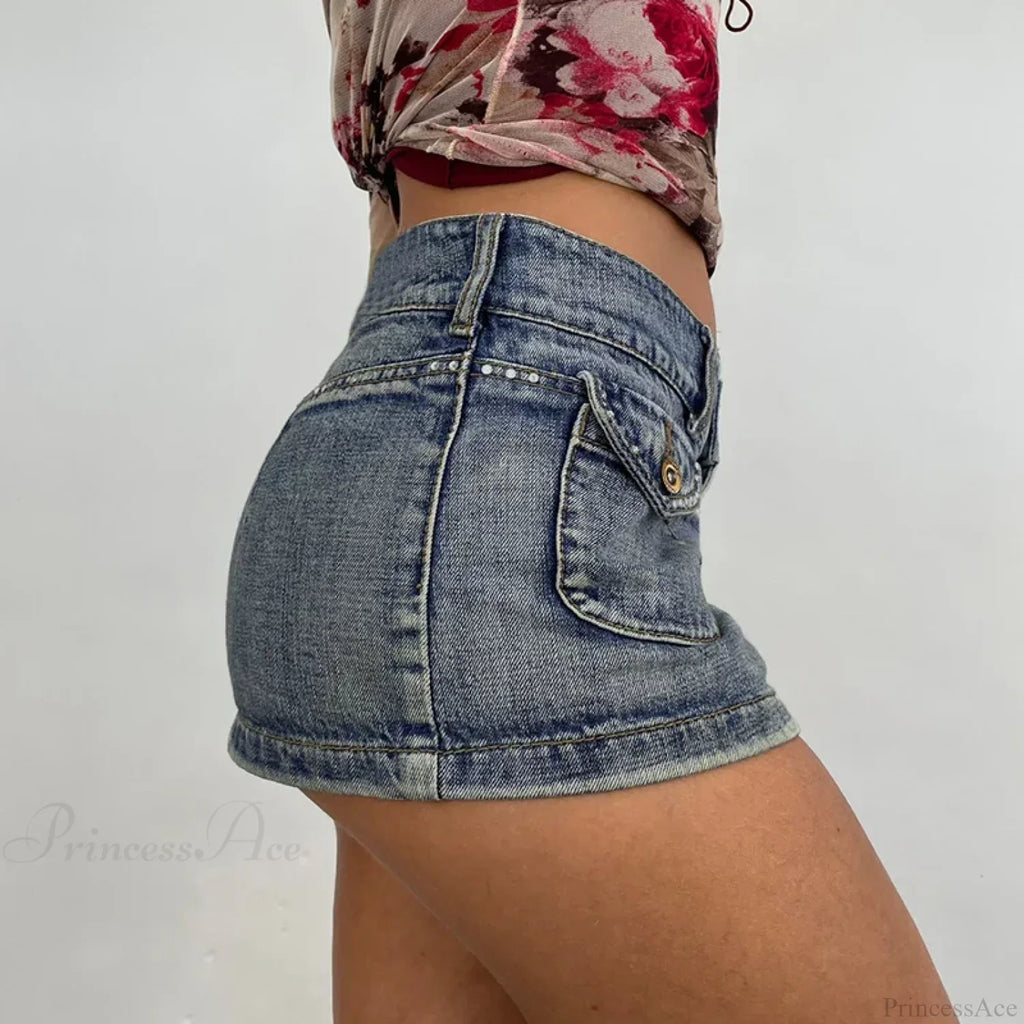 Rhinestone Punk Pocket Skirt image 3
