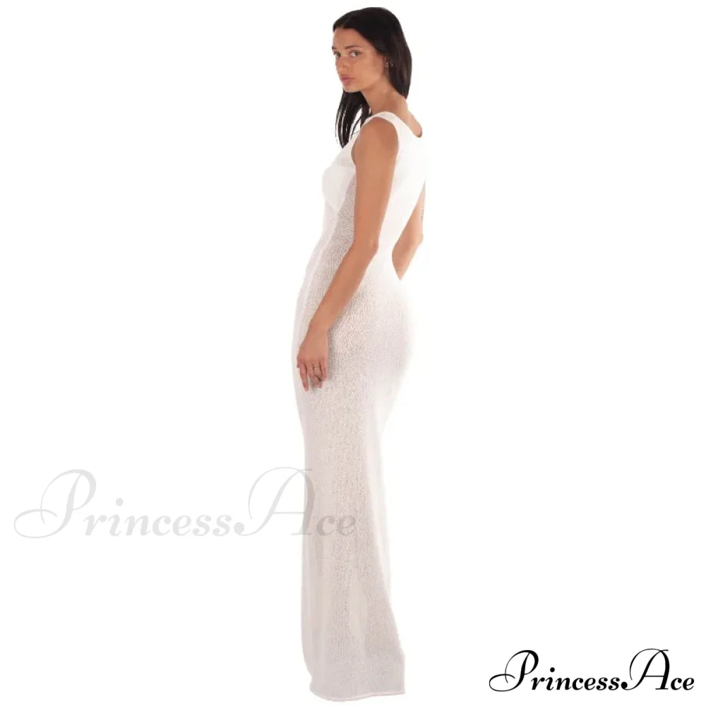 Ribbed Knit Bandeau Charming Sleeveless Midi Dress image 15