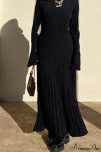 Ribbed Knit Tie Waist Dress image 10