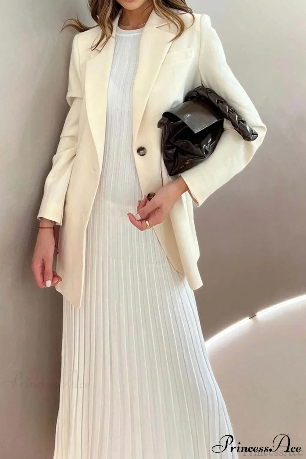 Ribbed Knit Tie Waist Dress image 7
