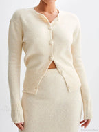 Ribbed Long Sleeve Button Cardigan image 1