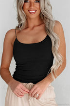 Ribbed Tank Scoop Neck Top image 1
