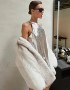 ROSAULIN Elegant MINI DRESS image 4