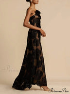 Rose 3D Floral Maxi Dress image 3