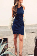 Ruched Bodycon T-Shirt Dress in Black image 6