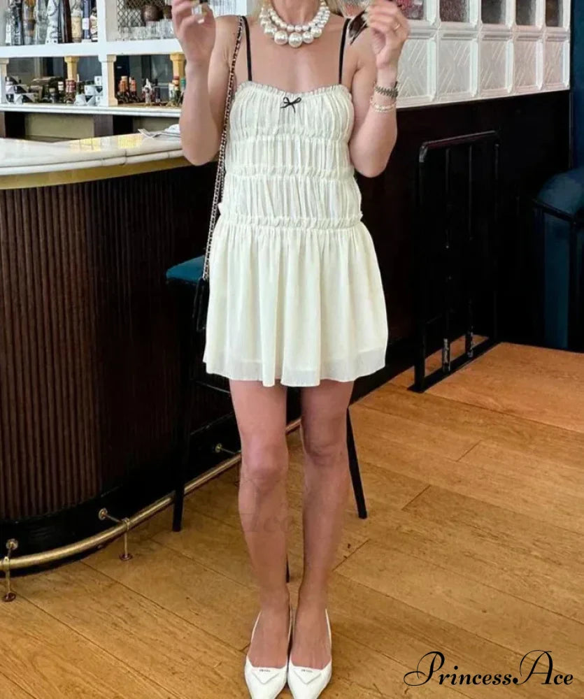 Ruched Cami Stylish Mini Dress image 1