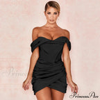 Ruched Corset Women's Mini Dress image 6