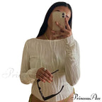Ruched Long Sleeve T Shirts image 5