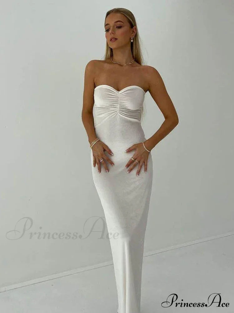 Ruched Off Shoulder Maxi Dress image 3