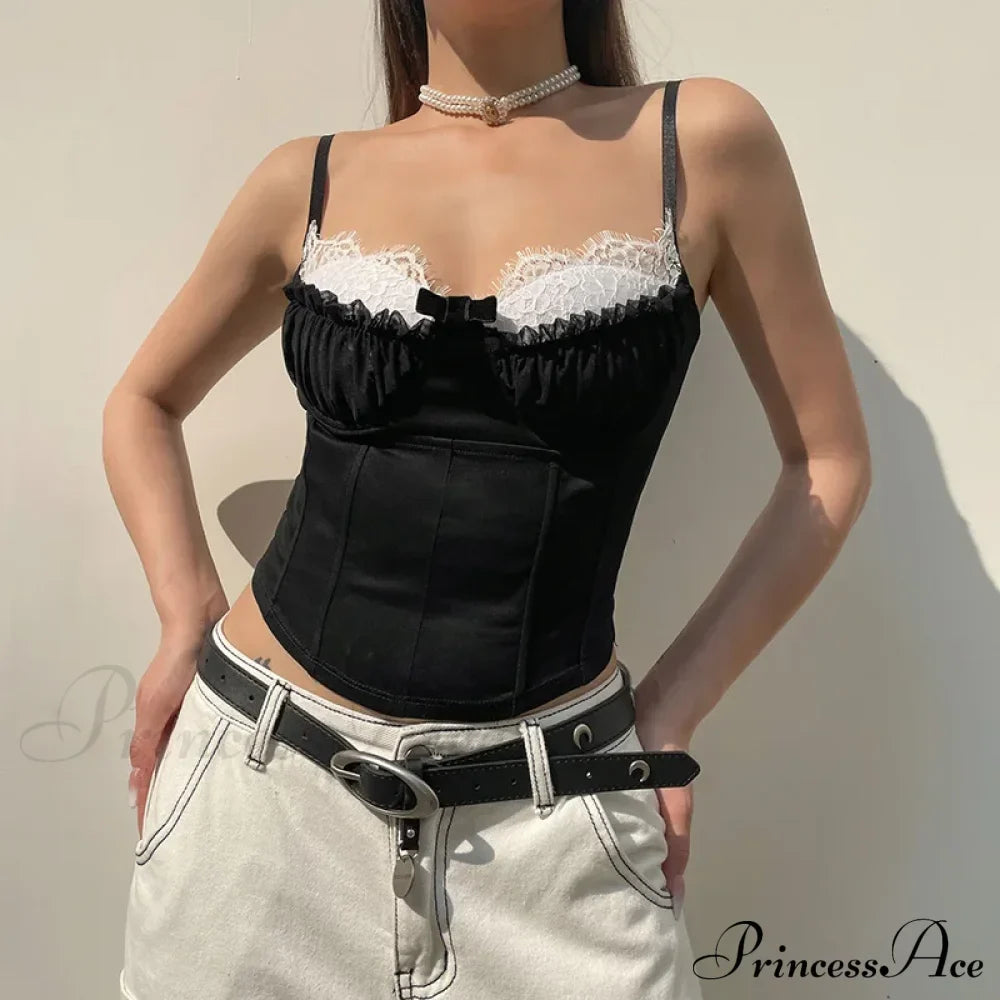 Ruched Patchwork Stylish Bustier Top image 8