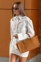 Ruched Slim Fitted Waist Casual Mini Dress image 3