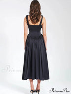 Ruched Strap Stylish Frill Maxi Dress image 7