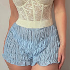 Ruched Wrap Bodycon Micro Short image 1