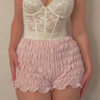Ruched Wrap Bodycon Micro Short image 4