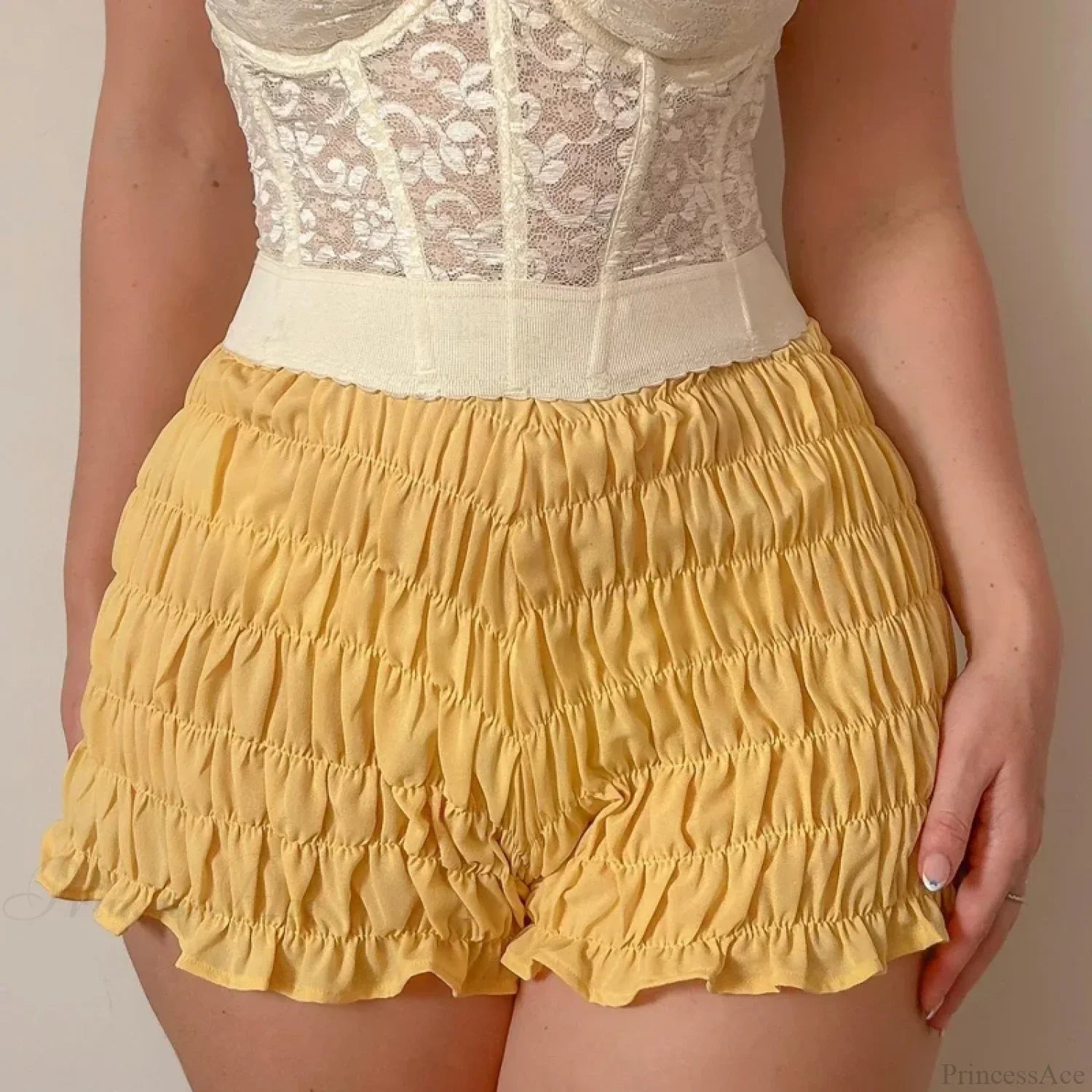 Ruched Wrap Bodycon Micro Short image 6