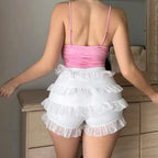 Ruffle Frilly Lace High-Waist Short image 3