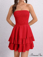 Ruffle Hem Tube Dress image 3