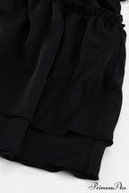Ruffle Neck Lacework A-line Dress image 10