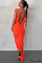 Ruffle Ruched Cami Dress image 5