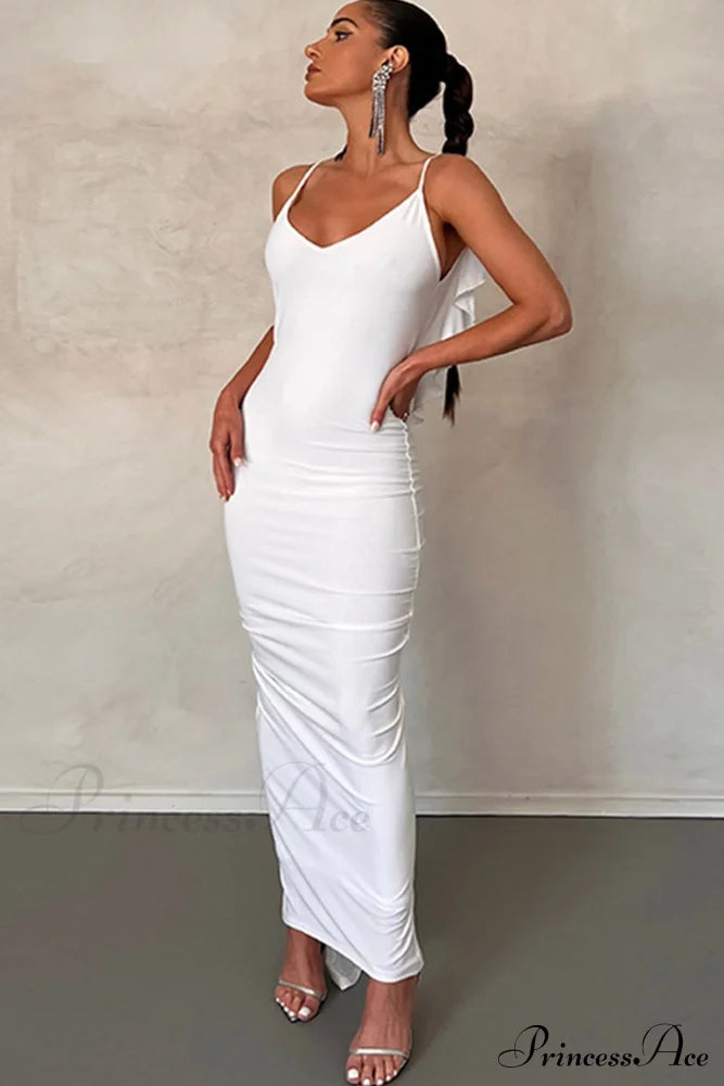Ruffle Ruched Cami Dress image 2
