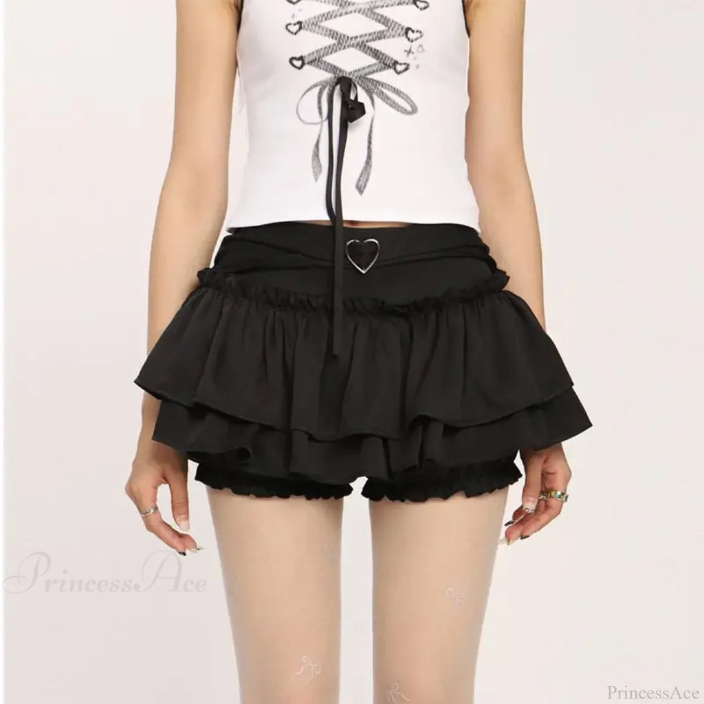 Ruffle Slim Cake Layer Skirt image 7