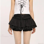 Ruffle Slim Cake Layer Skirt image 7