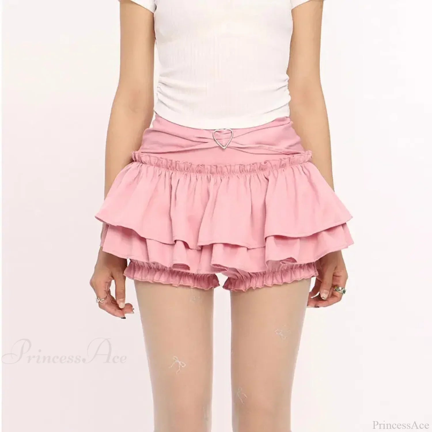 Ruffle Slim Cake Layer Skirt image 8
