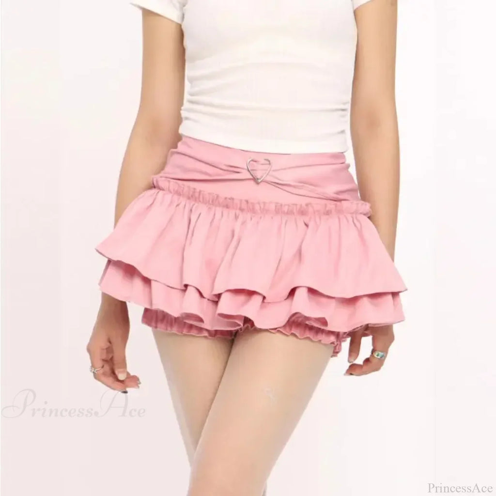 Ruffle Slim Cake Layer Skirt image 1