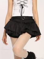 Ruffle Slim Cake Layer Skirt image 2