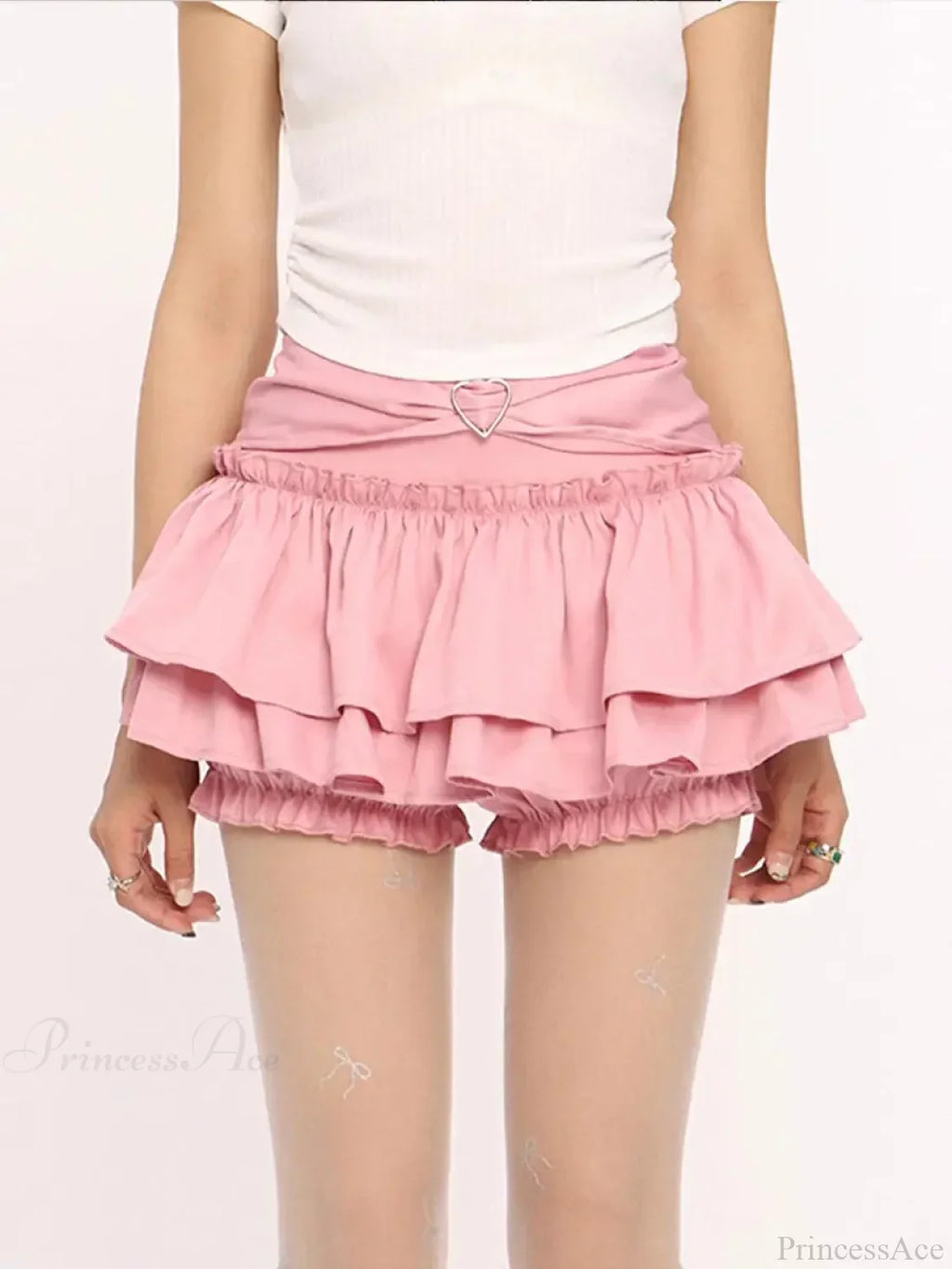 Ruffle Slim Cake Layer Skirt image 3