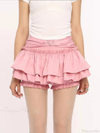 Ruffle Slim Cake Layer Skirt image 3