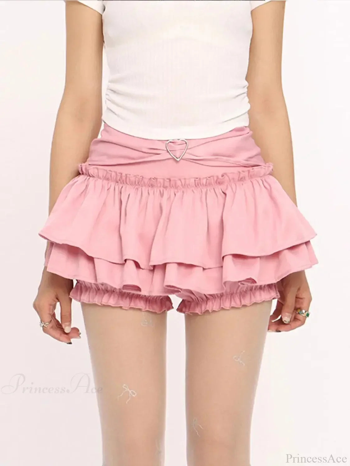 Ruffle Slim Cake Layer Skirt image 3