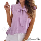 Ruffle Spaghetti Strap V Backless Top image 2