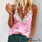 Ruffle Spaghetti Strap V Backless Top image 8