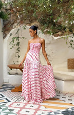 Ruffle Splice Print Swimsuit One Piece image 1