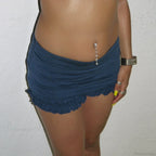 Ruffle Tiered Lace Bloomer Short image 4